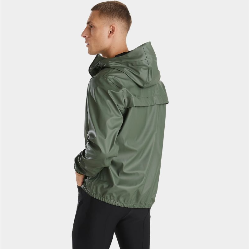 Veste équitation imperméable homme Raintech Horse Pilot kaki - Le Paturon