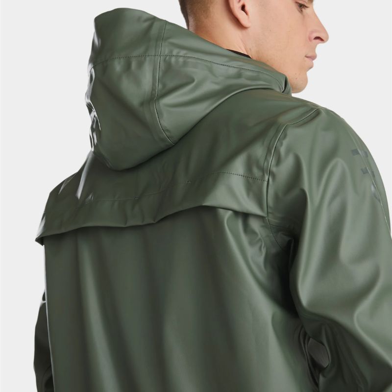 Veste équitation imperméable homme Raintech Horse Pilot kaki - Le Paturon