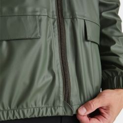 Veste équitation imperméable homme Raintech Horse Pilot kaki - Le Paturon