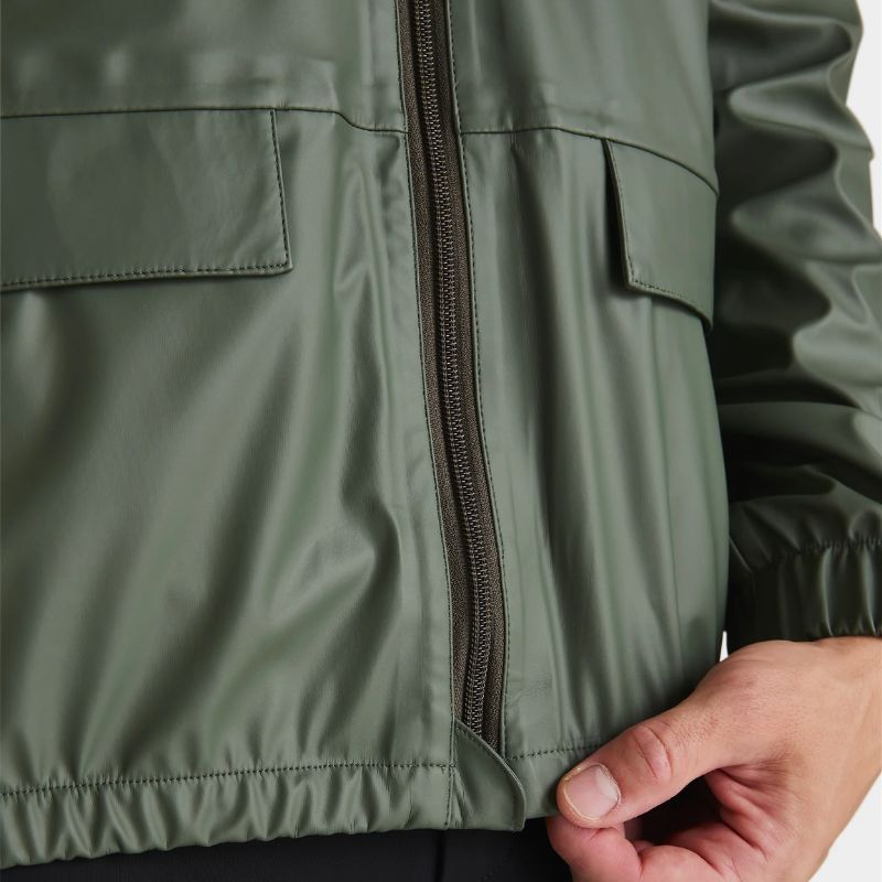 Veste équitation imperméable homme Raintech Horse Pilot kaki - Le Paturon