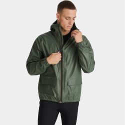 Veste équitation imperméable homme Raintech Horse Pilot kaki - Le Paturon