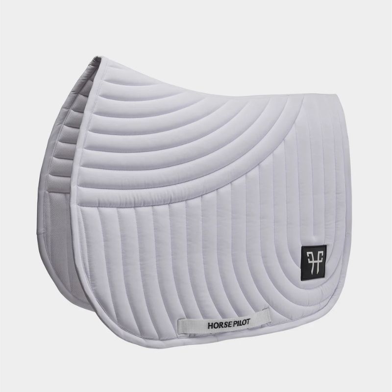 Tapis cheval chabraque Ergonomic Horse Pilot blanc - Le Paturon