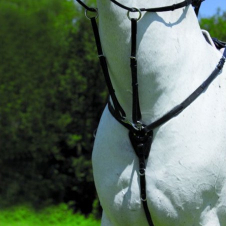 2 Collier bricole élastique X-line, Collier bricole élastique cheval, Le Paturon - Waldhausen