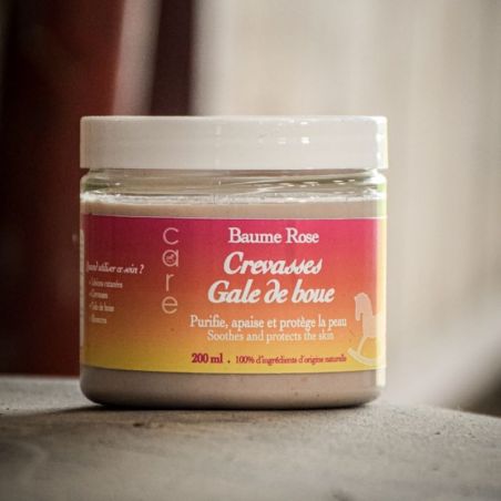 Baume Rose Crevasses et Gale de Boue Happy Crackers - Gale de boue cheval 200ml - Le Paturon
