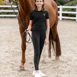 Legging équitation femme Pia Elt noir - Le Paturon