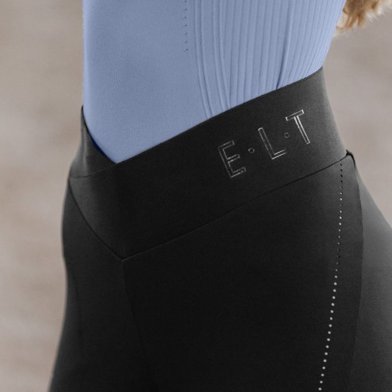 Legging équitation femme Pia Elt noir - Le Paturon