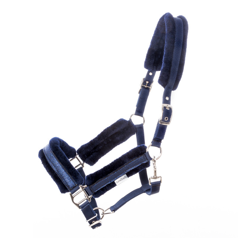 Licol nylon cheval paillettes mouton synthétique Star Kavalkade