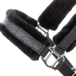 Licol nylon cheval paillettes mouton synthétique Star Kavalkade