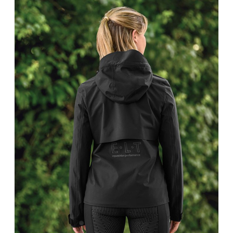 Veste de pluie équitation femme Performance ELT noir - Le Paturon