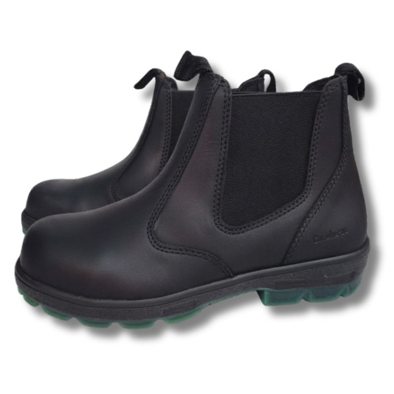 Boots de sécurité équitation cuir Securit Light Castanet noir