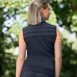 Gilet sans manches équitation femme Seattle Elt bleu profond - Le Paturon