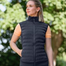 Gilet sans manches équitation femme Seattle Elt bleu profond - Le Paturon