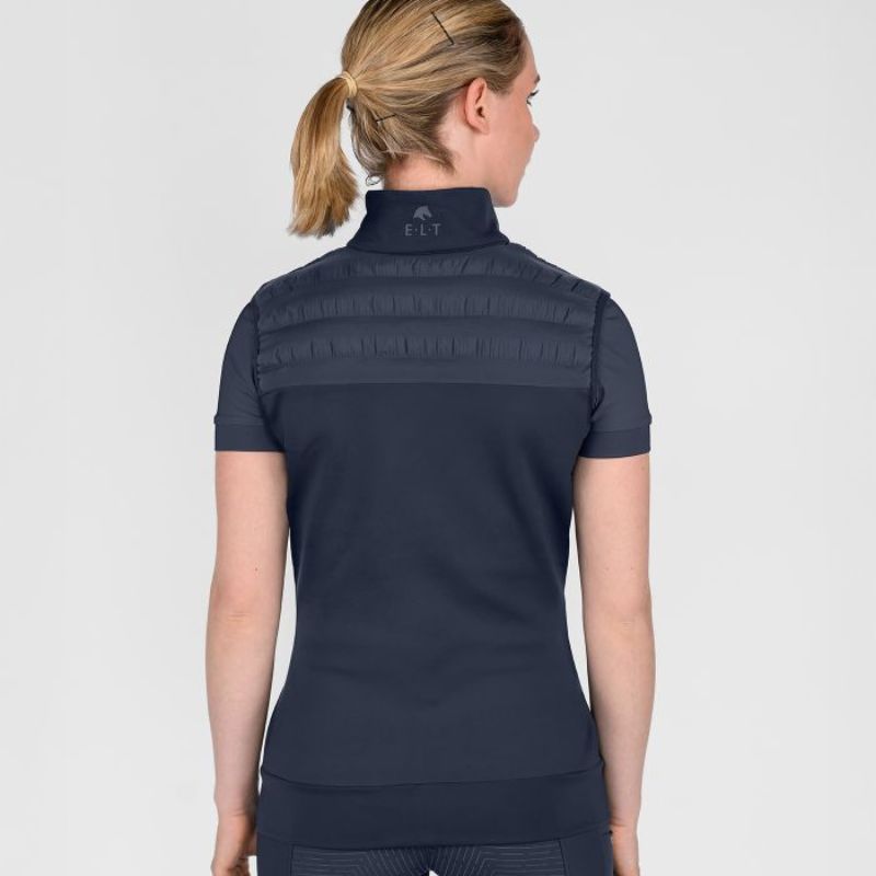 Gilet sans manches équitation femme Seattle Elt bleu profond - Le Paturon