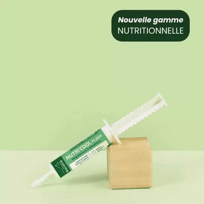 Nutri'cool flash Ravene - Stress cheval seringue 30ml - Le Paturon