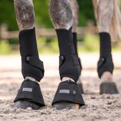 Guêtres cheval respirantes Air Performance Waldhausen noir - Le Paturon