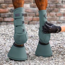 Cloches cheval Performance Waldhausen vert pin - Le Paturon