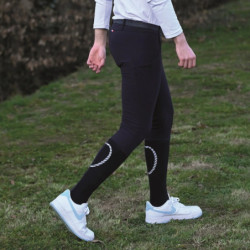 Chaussettes équitation anatomiques unisexe Aravolte noir blanc