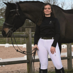 Pantalon concours équitation femme Physio Ara Aravolte blanc