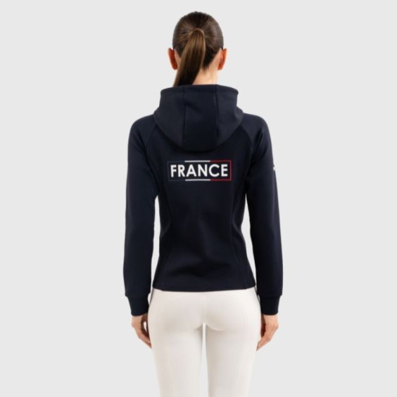 Sweat zippé équitation Femme Frankel France Harcour
