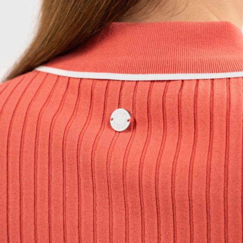 Robe pull Brigitte Harcour pamplemousse - Le Paturon