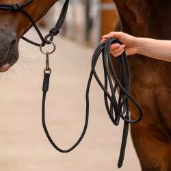 Longe cheval éthologique 4m Waldhausen noir - Le Paturon