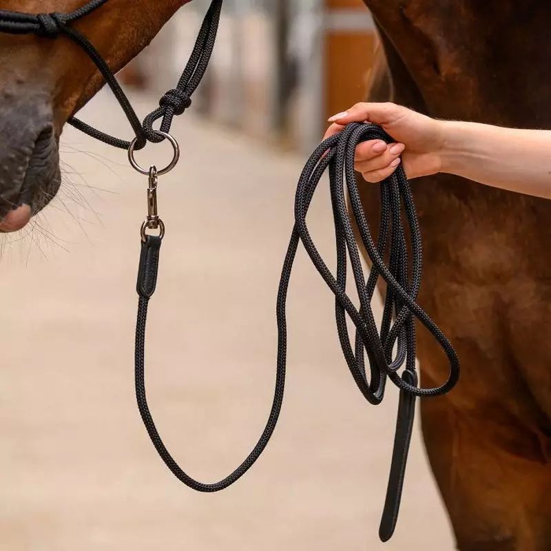 Longe cheval éthologique 4m Waldhausen noir - Le Paturon