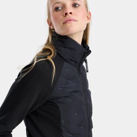 Veste équitation Femme hybride Pulse Horse Pilot noir - Le Paturon