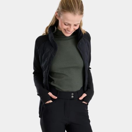 Veste équitation Femme hybride Pulse Horse Pilot noir - Le Paturon