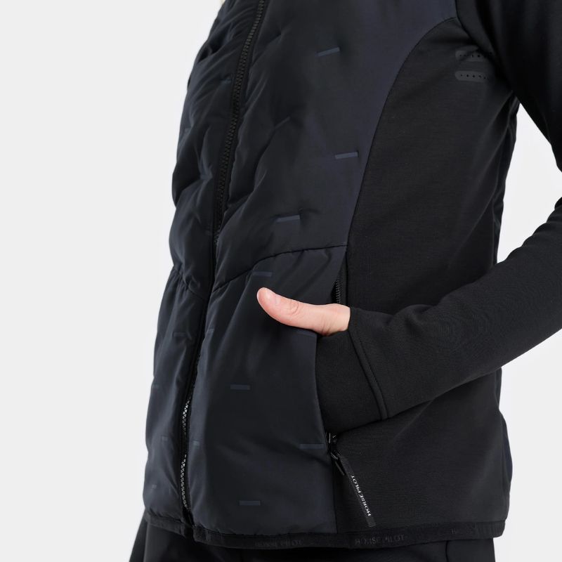 Veste équitation Femme hybride Pulse Horse Pilot noir - Le Paturon