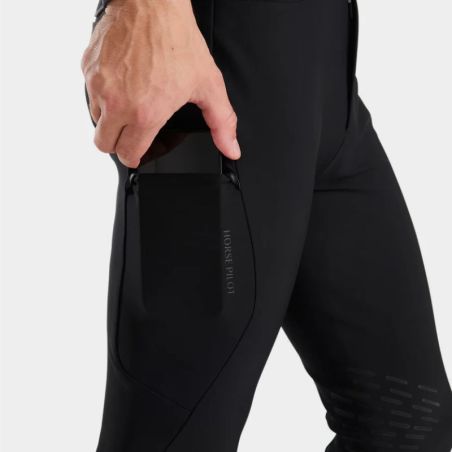Pantalon équitation homme X-Perform Iconic Horse Pilot noir - Le Paturon