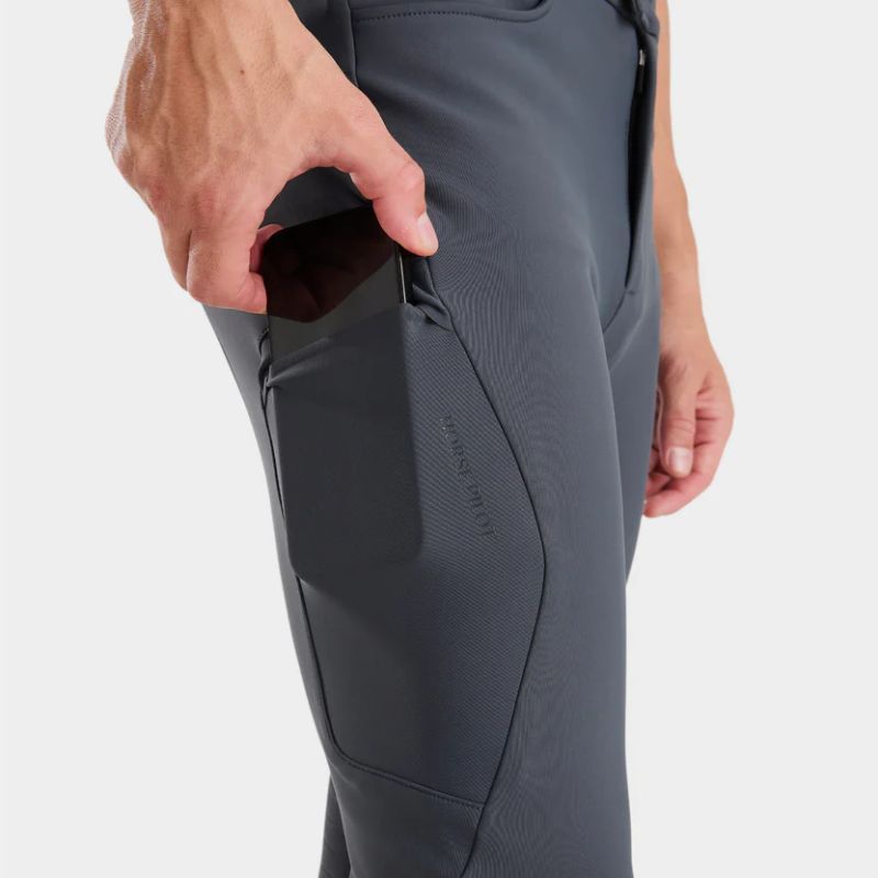 Pantalon équitation homme X-Perform Iconic Horse Pilot acier - Le Paturon