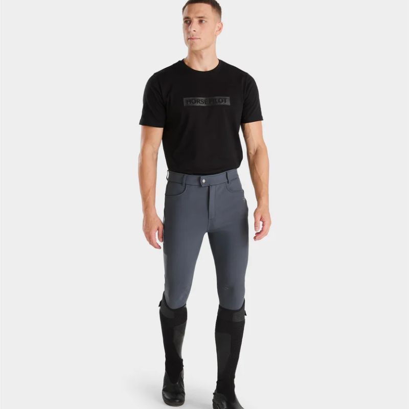 Pantalon équitation homme X-Perform Iconic Horse Pilot acier - Le Paturon
