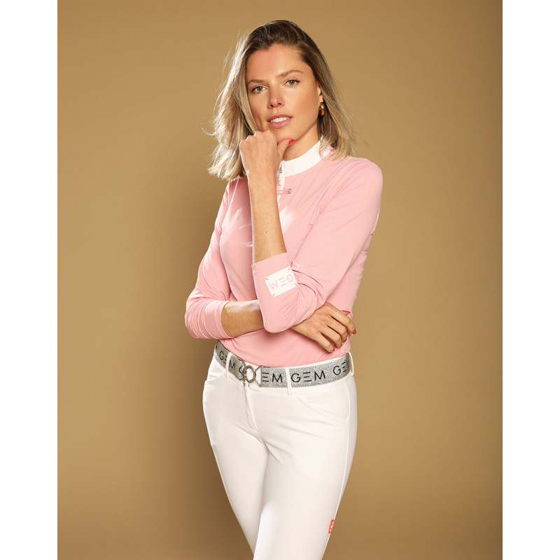 Polo de concours Femme Archie manches longues GEM Equitation - Le Paturon