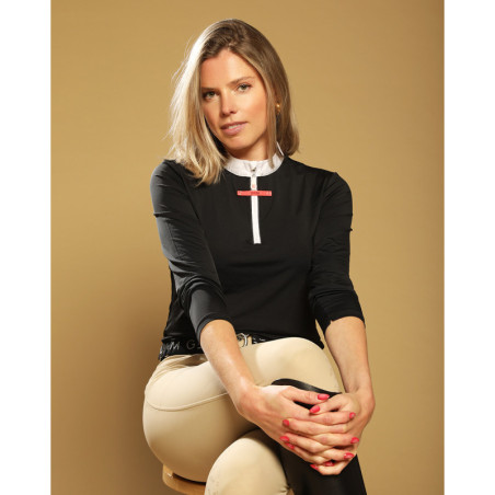 Polo de concours Femme Archie manches longues GEM Equitation - Le Paturon