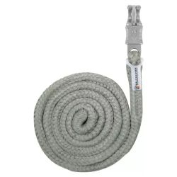 Longe cheval coton tressé Plus Waldhausen mousqueton anti-panique 2m vert sauge - Le Paturon