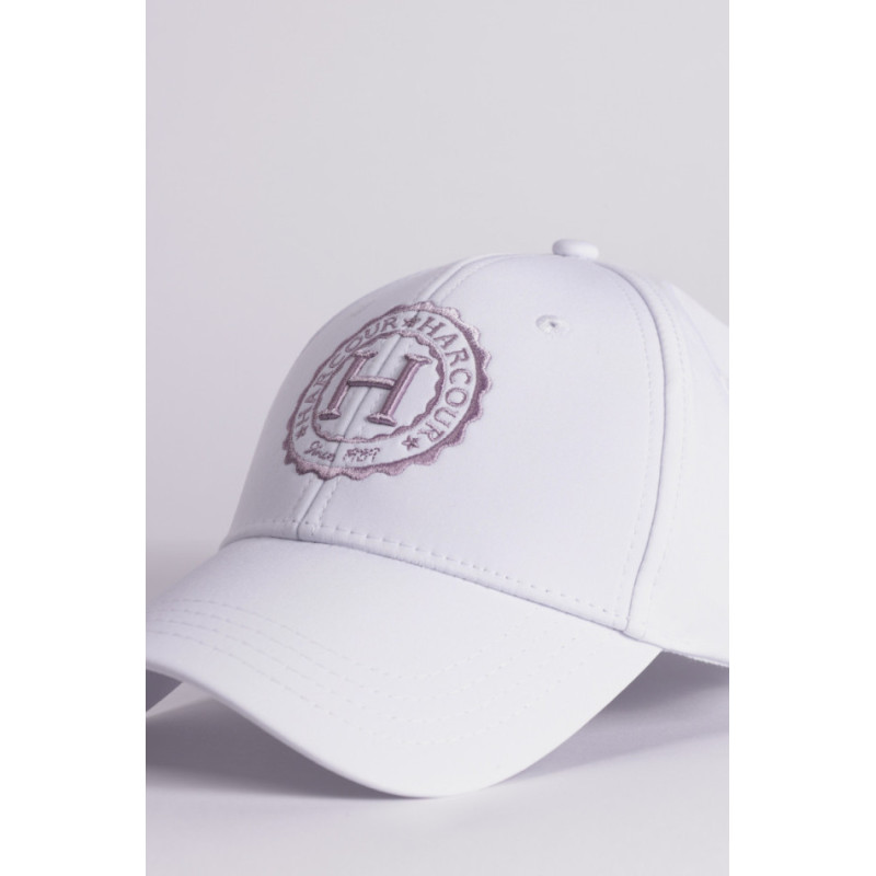 Casquette équitation Imperia Harcour blanc parme
