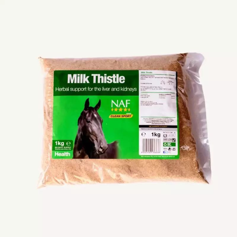 Chardon marie cheval en poudre 1 kg Naf - Le Paturon