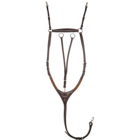 Collier de chasse cheval avec martingale Work Waldhausen brun