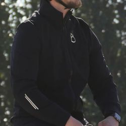 Veste équitation homme technique MerinoShield Aravolte noir