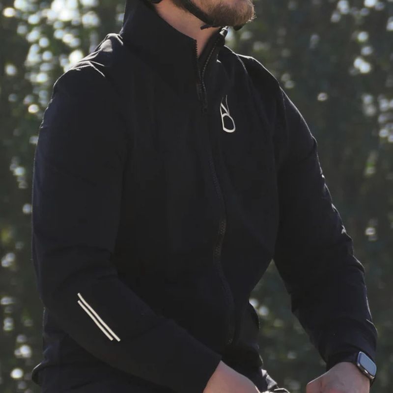 Veste équitation homme technique MerinoShield Aravolte noir