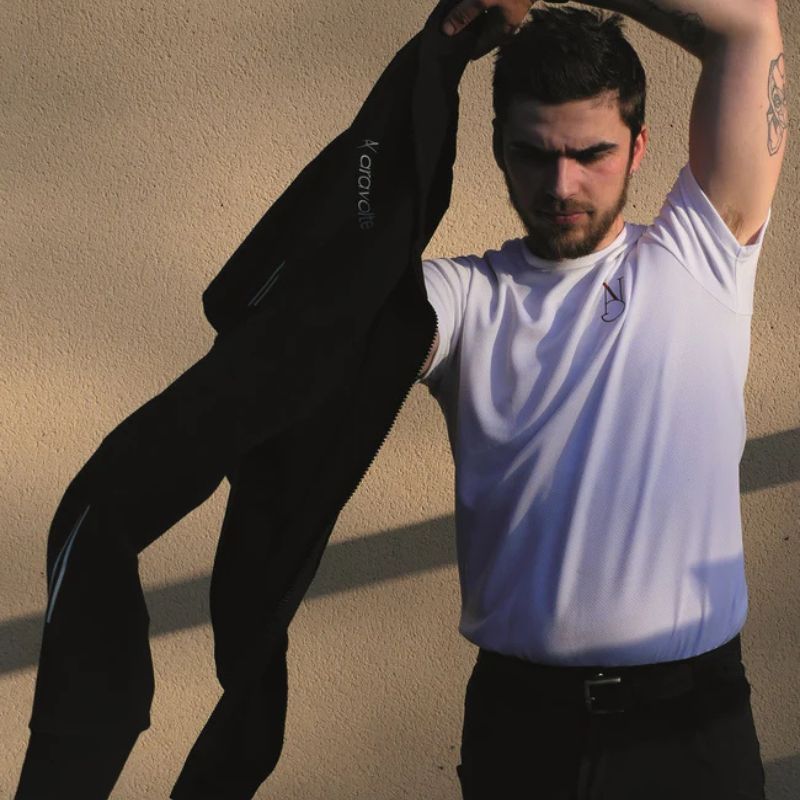 Veste équitation homme technique MerinoShield Aravolte noir