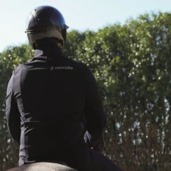 Veste équitation homme technique MerinoShield Aravolte noir