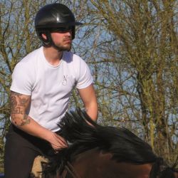 T-shirt équitation homme technique mesh Ara Aravolte blanc