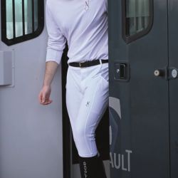 Pantalon concours équitation homme Physio Ara Aravolte blanc