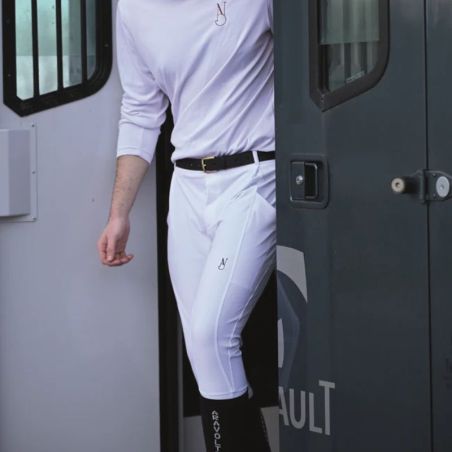 Pantalon concours équitation homme Physio Ara Aravolte blanc