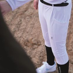 Pantalon concours équitation homme Physio Ara Aravolte blanc