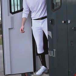 Pantalon concours équitation homme Physio Ara Aravolte blanc