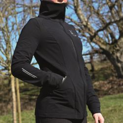 Veste équitation femme Technique MerinoShield Aravolte noir