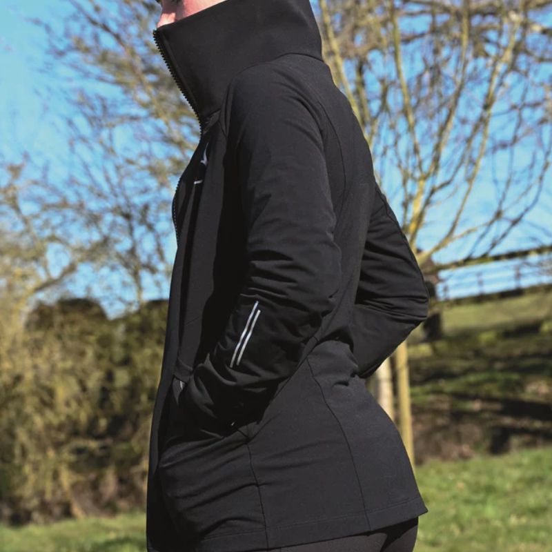 Veste équitation femme Technique MerinoShield Aravolte noir