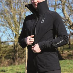 Veste équitation femme Technique MerinoShield Aravolte noir